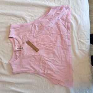 NWT Skims Cherry Blossom Boyfriend Crop Tank